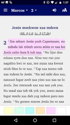 Zapoteco Amatlan - Biblia android App screenshot 3